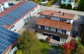 Luftaufnahme des gesamten Betriebsanwesens