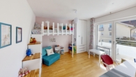 Kinderzimmer mit Balkon - Exklusive 4-Zimmer-Wohnung mit Premium-Ausstattung und Südbalkon in ruhiger Lage von Traunstein