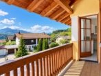 Balkon mit Bergblick