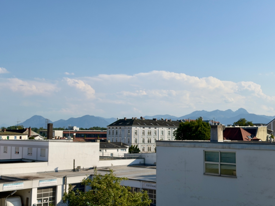 Herrlicher Ausblick auf das Alpenpanorama
