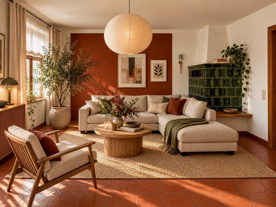 Visualsierung: Gestaltungsidee Wohnzimmer