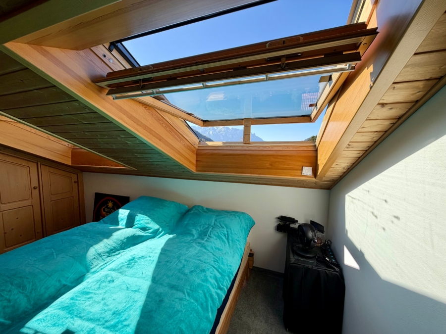 Blick Schlafzimmer